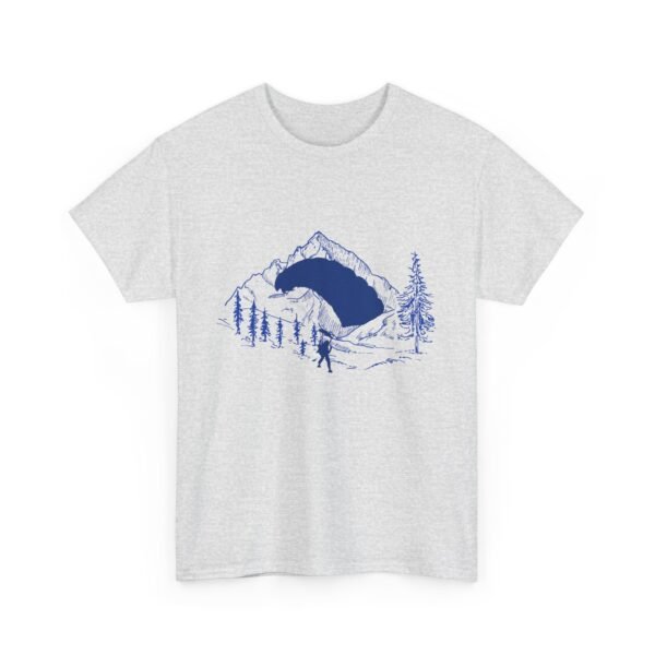 Adventure Sport T-Shirt - Skydiver and Mountain Design - Image 8