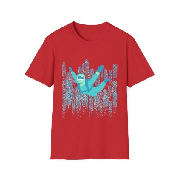 Unisex Softstyle T-Shirt – Skydiver Graphic | Adventure & Thrill-Seeker Tee - Image 21