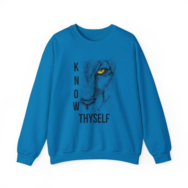 Know Thyself Unisex Heavy Blend Crewneck Sweatshirt – Bold Lion Graphic - Image 33