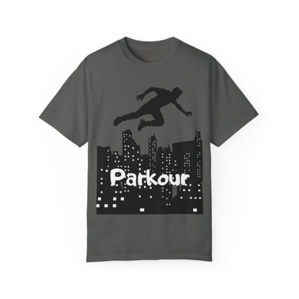 Parkour Unisex Garment-Dyed T-shirt – Freerunning & Urban Sports Graphic Tee - Image 9