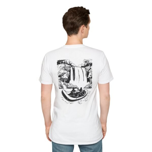 Unisex Soft-Style T-Shirt with Rowing Graphic on the Back – 100% Cotton, Comfortable & Durable - Image 3