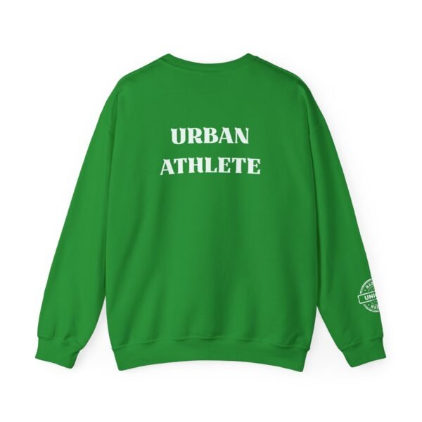 Urban Athlete Crewneck Sweatshirt – Bold Back Print & "Made in Unique" Sleeve Stamp - Image 15