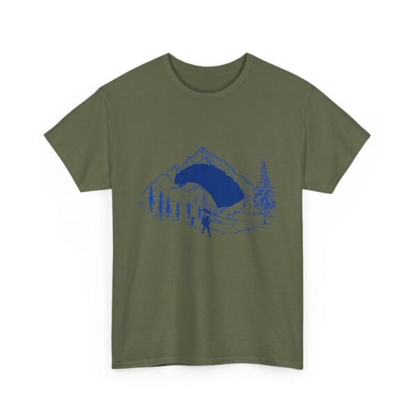 Adventure Sport T-Shirt - Skydiver and Mountain Design - Image 40