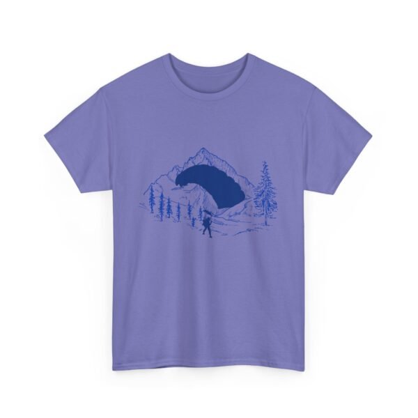 Adventure Sport T-Shirt - Skydiver and Mountain Design - Image 46