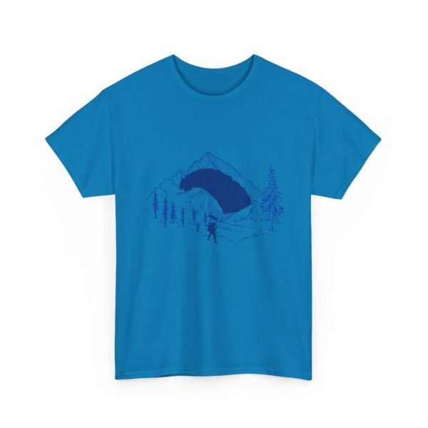 Adventure Sport T-Shirt - Skydiver and Mountain Design - Image 44