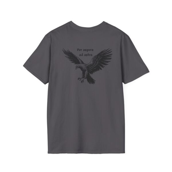 Per Aspera Ad Astra Unisex T-Shirt with Black Eagle Graphic - Image 33