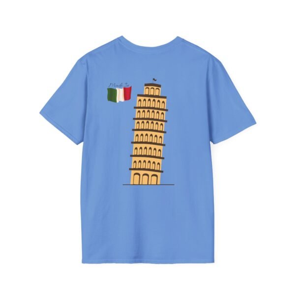 Unisex Soft-Style T-Shirt with Pisa Tower & Italian Flag | Lightweight & Stylish - Image 25