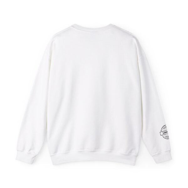 Urban Athlete Crewneck Sweatshirt with "Made in Unique" Sleeve Stamp – Comfortable & Durable - Image 2