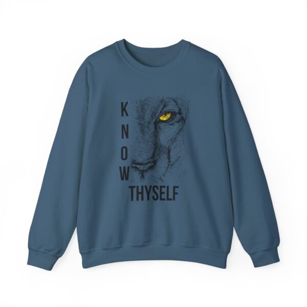 Know Thyself Unisex Heavy Blend Crewneck Sweatshirt – Bold Lion Graphic - Image 31