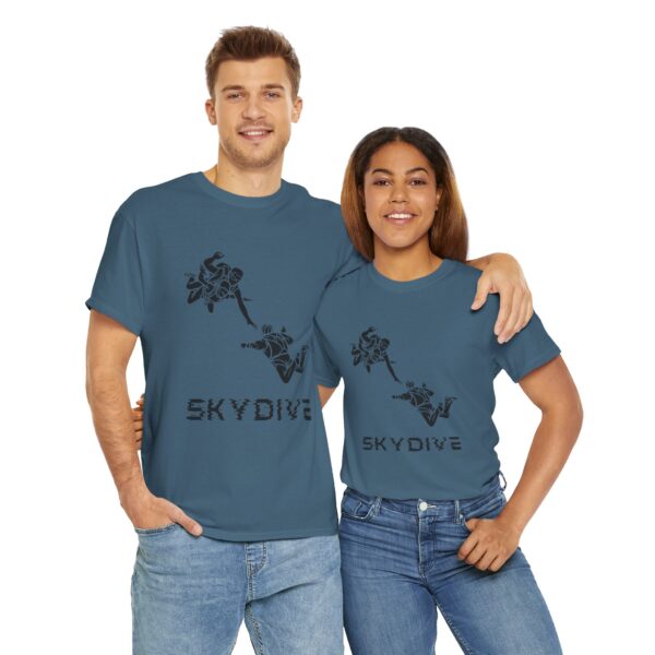 Skydive Unisex Heavy Cotton Tee – Bold Graphic Print & Durable Comfort - Image 27