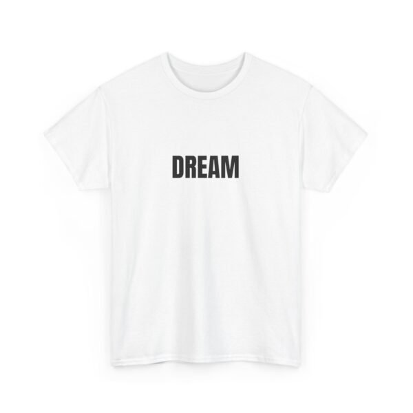 Black 'DREAM' Unisex Heavy Cotton Tee | Comfortable & Durable | Free Shipping on All Orders