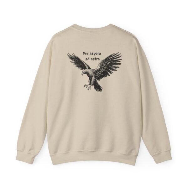 Per Aspera Ad Astra - Eagle Graphic Unisex Crewneck Sweatshirt - Image 9