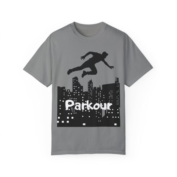 Parkour Unisex Garment-Dyed T-shirt – Freerunning & Urban Sports Graphic Tee - Image 29