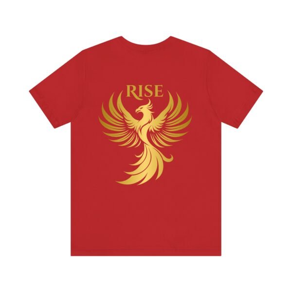 Phoenix Rise Unisex Jersey Short Sleeve T-Shirt – Gold Phoenix Graphic Tee - Image 39