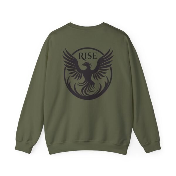 Bold Phoenix Rise Unisex Heavy Blend Crewneck Sweatshirt – Statement Back Design - Image 21