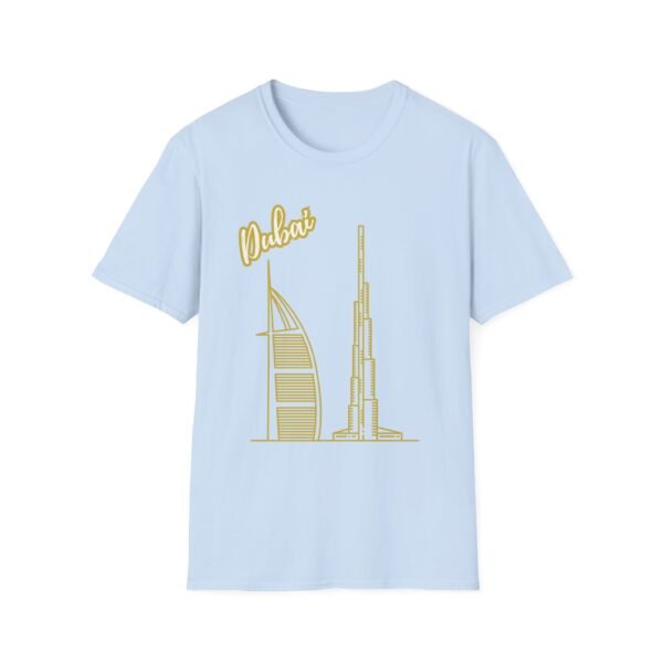 Gold Dubai Graphic Unisex T-Shirt – Soft & Stylish - Image 11