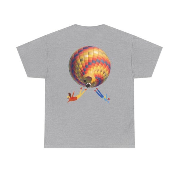 Skydiving Graphic Unisex Heavy Cotton Tee | Jump from the Sky T-Shirt - Image 9