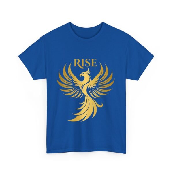 Phoenix Rise Unisex Heavy Cotton T-Shirt – Gold Phoenix Graphic Tee - Image 42