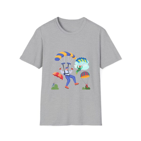 Skydiver Extreme Sports Unisex Softstyle T-Shirt – Bold Front Graphic & Soft Comfort - Image 8