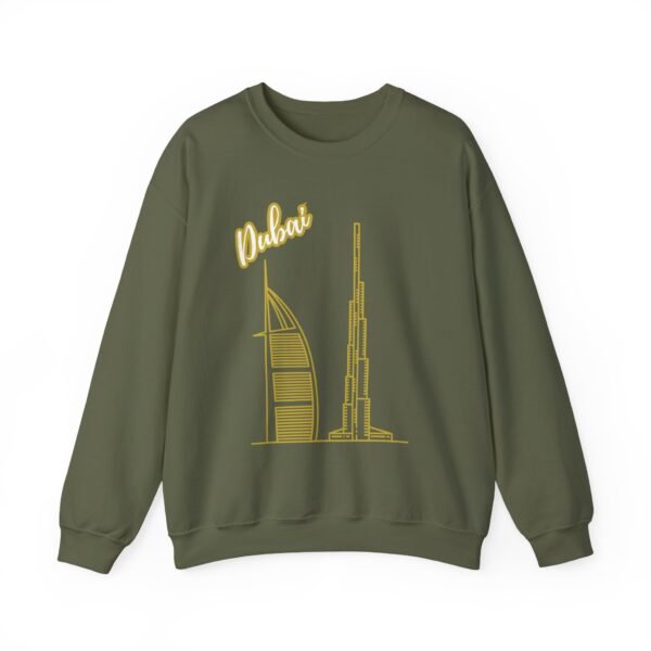 Dubai Graphic Unisex Crewneck Sweatshirt – Cozy & Stylish - Image 11