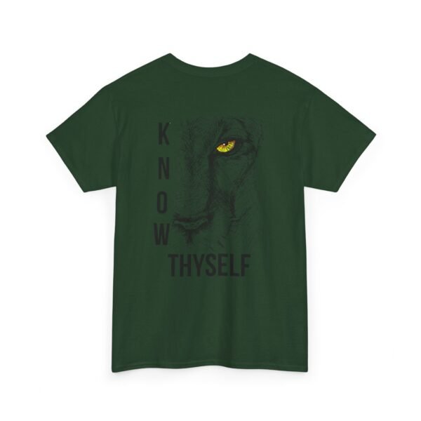 "Know Thyself" Lion Graphic T-Shirt – Unisex Heavy Cotton Tee - Image 29