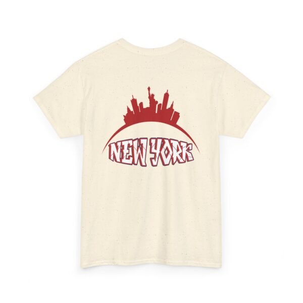 New York City Skyline T-Shirt – Bold Red NY Graphic & Script - Image 13