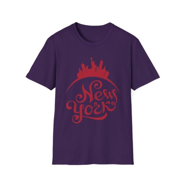 New York City Soft-Style T-Shirt – Bold Red NY Graphic & Script - Image 28