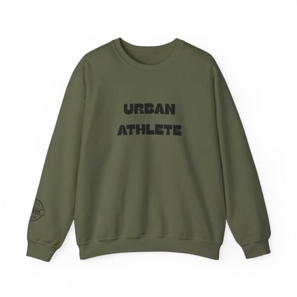 Urban Athlete Crewneck Sweatshirt with "Made in Unique" Sleeve Stamp – Comfortable & Durable - Image 13