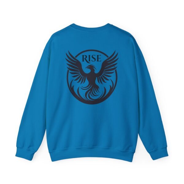 Bold Phoenix Rise Unisex Heavy Blend Crewneck Sweatshirt – Statement Back Design - Image 33