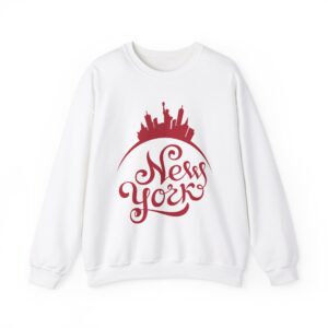 Unisex Heavy Blend Crewneck Sweatshirt – Bold "New York" Graphic
