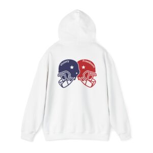 Unisex Victory Freedom Hoodie – Bold Helmet Design & Cozy Comfort
