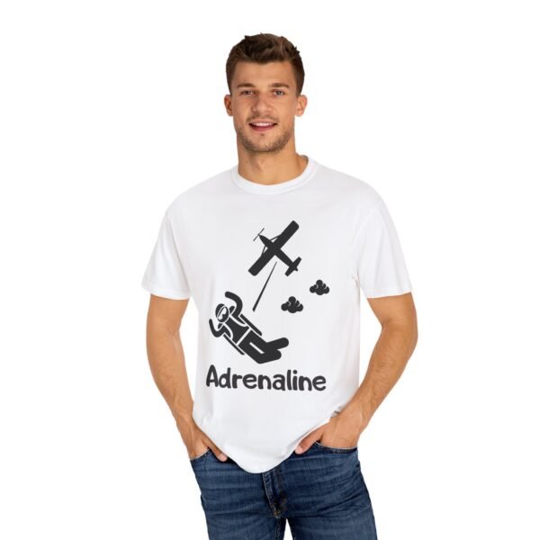 Adrenaline Skydiver Unisex Garment-Dyed T-shirt – Extreme Sports & Adventure T-Shirt - Image 3