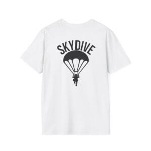Skydive Graphic Unisex Softstyle T-Shirt – Bold Skydiver Design & Comfort